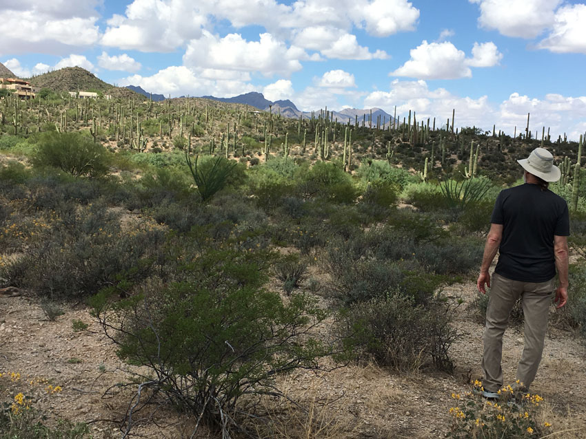 Malcolm Avner exploring Tucson AZ